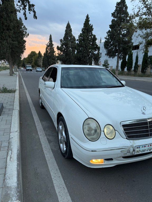 Mercedes E 220, 2.2 L, 2001 il, 372 000 km — Avtomobillər, Gəncə (3)