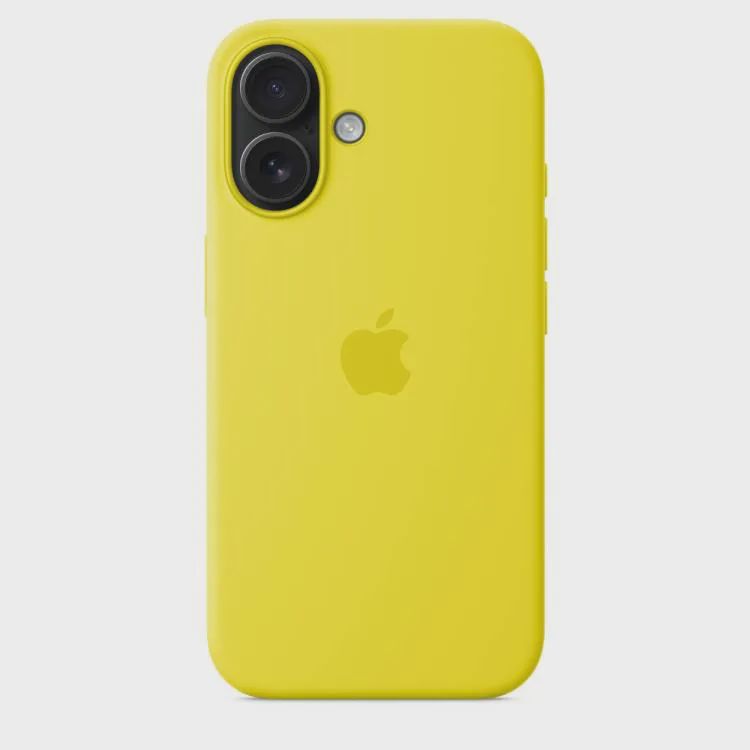 Çexol Apple iPhone 16 Plus Silicone Case with MagSafe - Star Fruit (MYYG3ZM/A) — Çexollər, Bakı