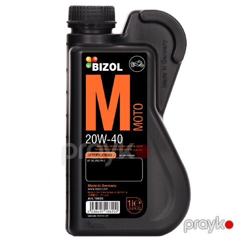 Motosiklet mühərrik yağı Bizol Moto 20W-40 1 lt — Bakı