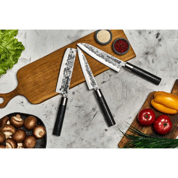 Bıçaq dəsti Samura Blacksmith 3 parça SBL-0220 — Bıçaqlar və doğrama taxtaları, Bakı (3)