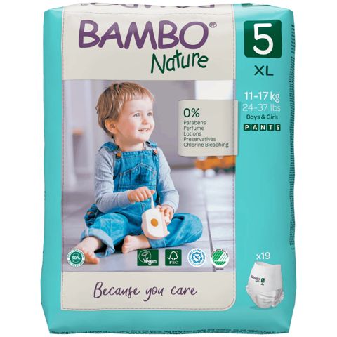 Uşaqlar üçün tuman bezləri Bambo Nature 5 19 ədəd 100001925850 — Bakı