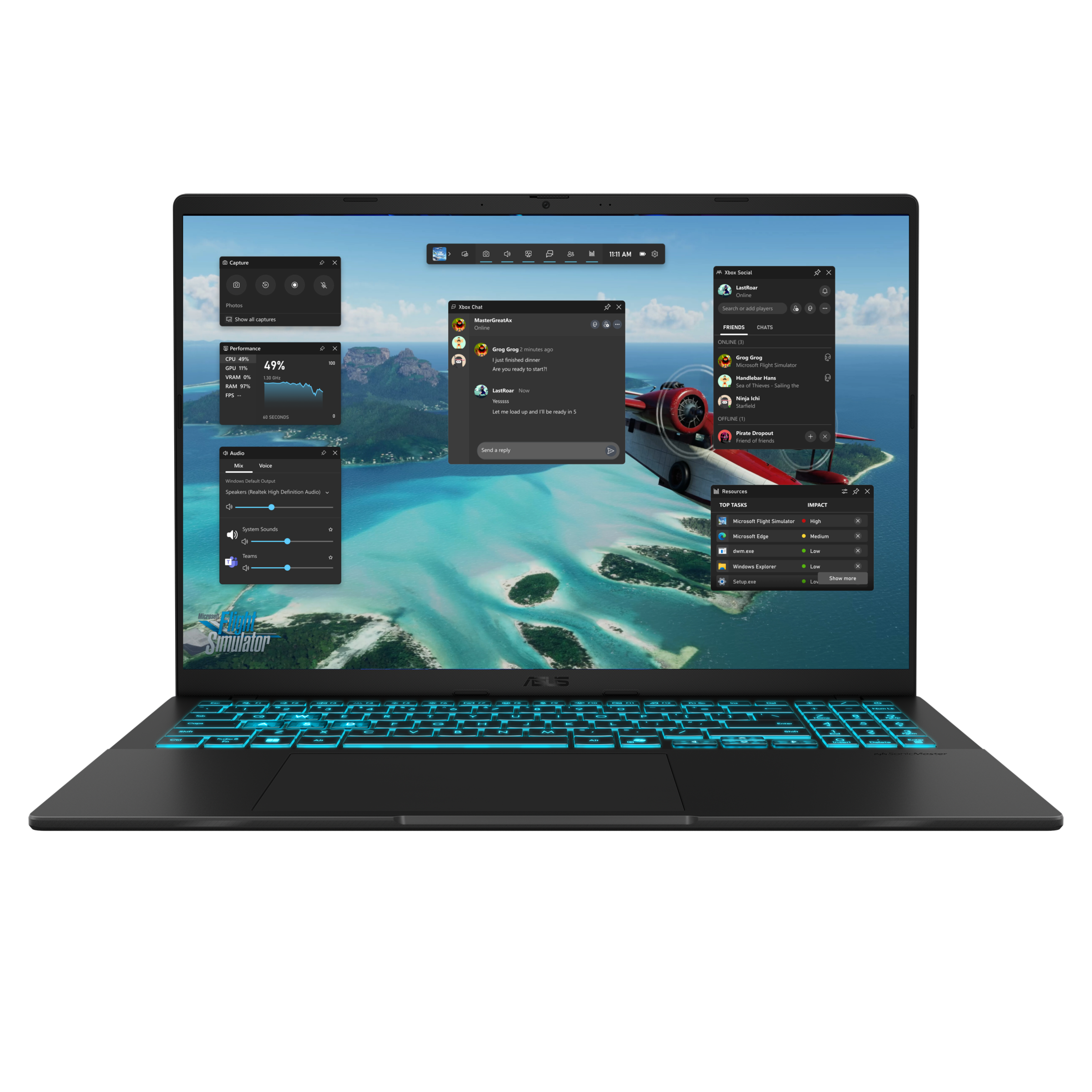Notbuk ASUS V16 Vivobook V3607VU-RP148/CORE 5-210H/16GB/512GB/16"/RTX 4050 6GB/Black (90NB15Q1-M00R60) — Bakı