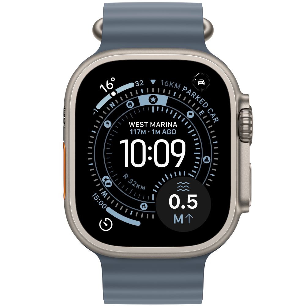 Smart saat Apple Watch Ultra 3 Cellular 49mm MEWH4QI/A Natural Titanium — Uşaq smart saatları, Bakı (2)