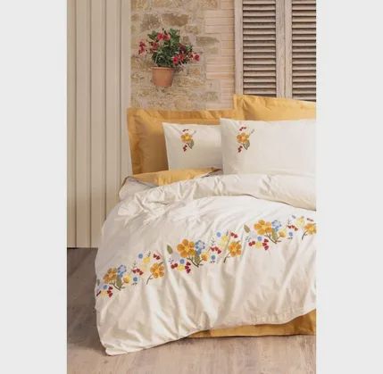 Yataq dəsti Cotton Box Pamuya Hardal — Döşəmə dəsti, Bakı