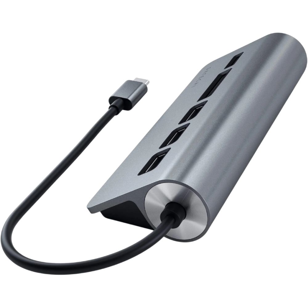 USB Hub Satechi USB Type-C St-tchcrm Space Grey — Kompüterlər və noutbuklar, Bakı (3)