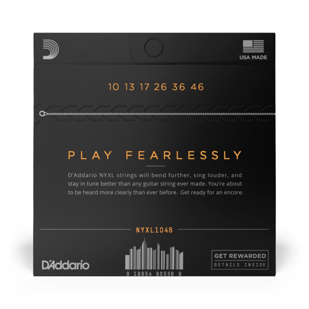 D-Addario NYXL1046 Nyxl Nickel Wound 10-46 Regular Light — Musiqiə alətləri, Bakı (3)
