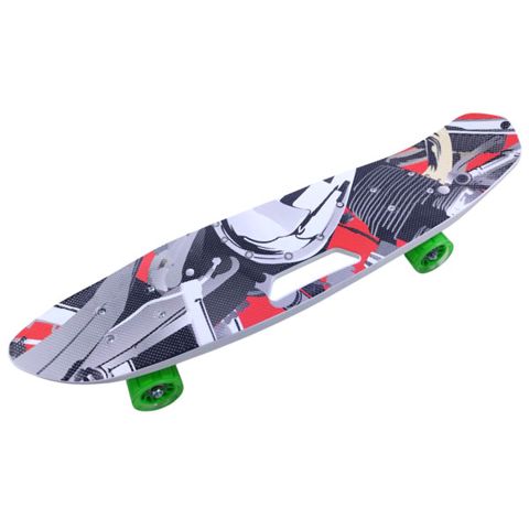 Skateboard XL HT-128S Handle Iron Steel Red&White — Bakı
