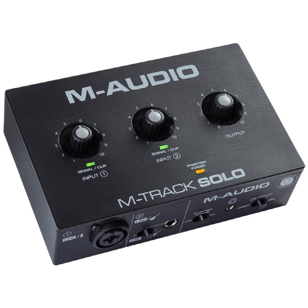 Səs kartı M-Audio M-Track Solo — Musiqiə alətləri, Bakı (5)
