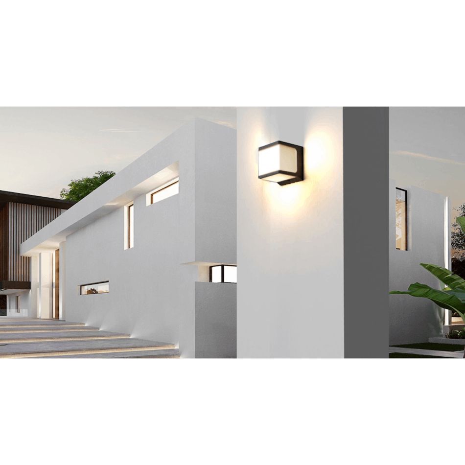 Smart solar portable wall lights - cube black SLRT-0123 — İşıqlandırma, Bakı (2)