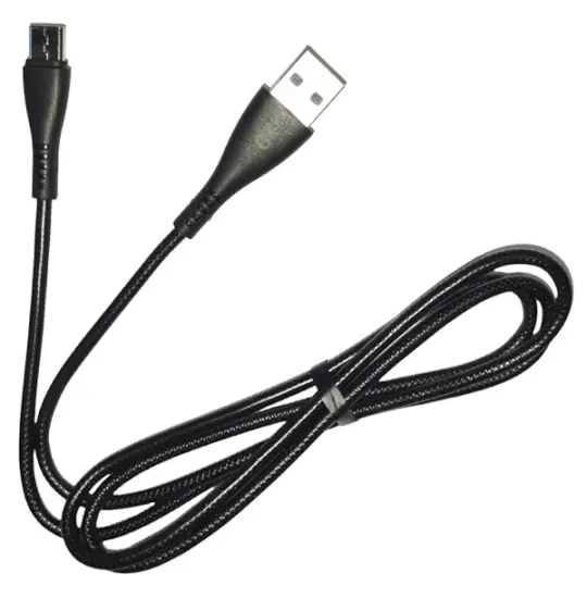OK USB Type-C Leather Black — Smartfon kabelləri və adapterləri
