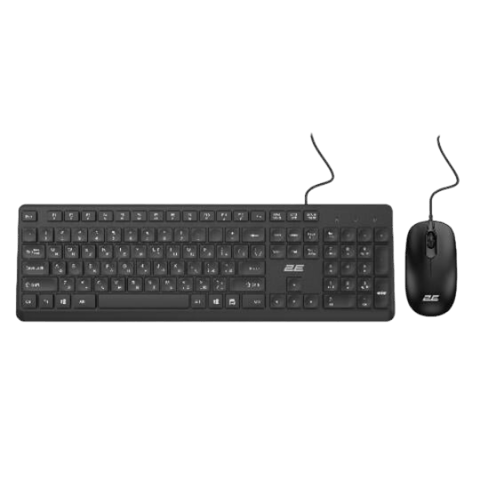 2E Wired Combo MK405UB Black — Bakı