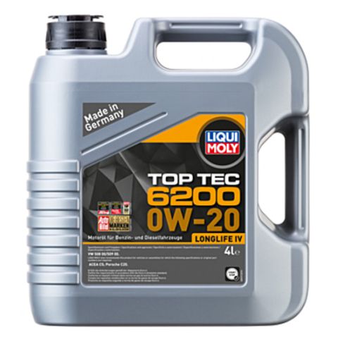 Avtomobil mühərrik yağı Liqui Moly Top Tec 6200 0W-20 4L (20788)