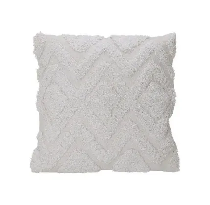 Dekorativ yastıq Koopman Cotton 45x45 sm White (8720573374057) — Bakı