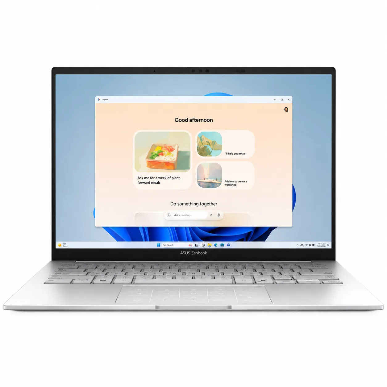 Notbuk ASUS ZenBook 14 OLED UX3405CA-ST1109/U9 285H/32GB/1TB/ 14"" 3K OLED 120HZ/INTEL arc graphı (90NB14W2-M01MR0) — Bakı