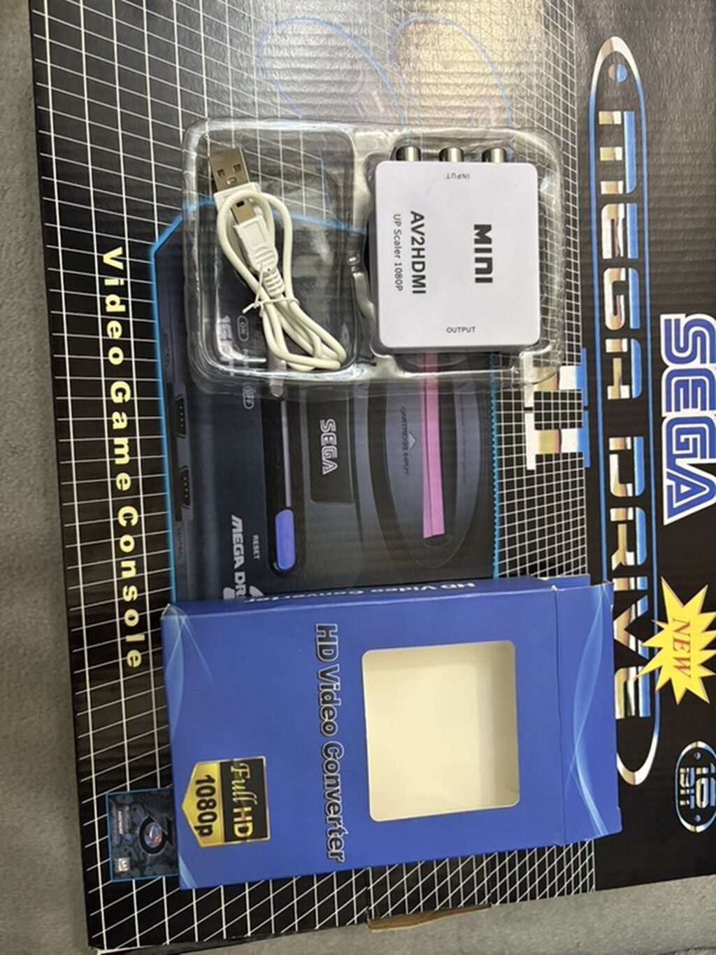 Sega Mega Drive II 16-bit video oyun konsolu Tezedi hec istivade — Elektronika, Bakı (4)