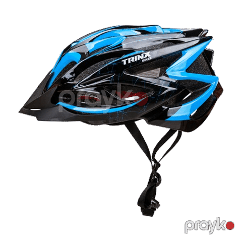 Velosiped üçün dəbilqə Trinx Go Helmet L Black-Blue — Bakı