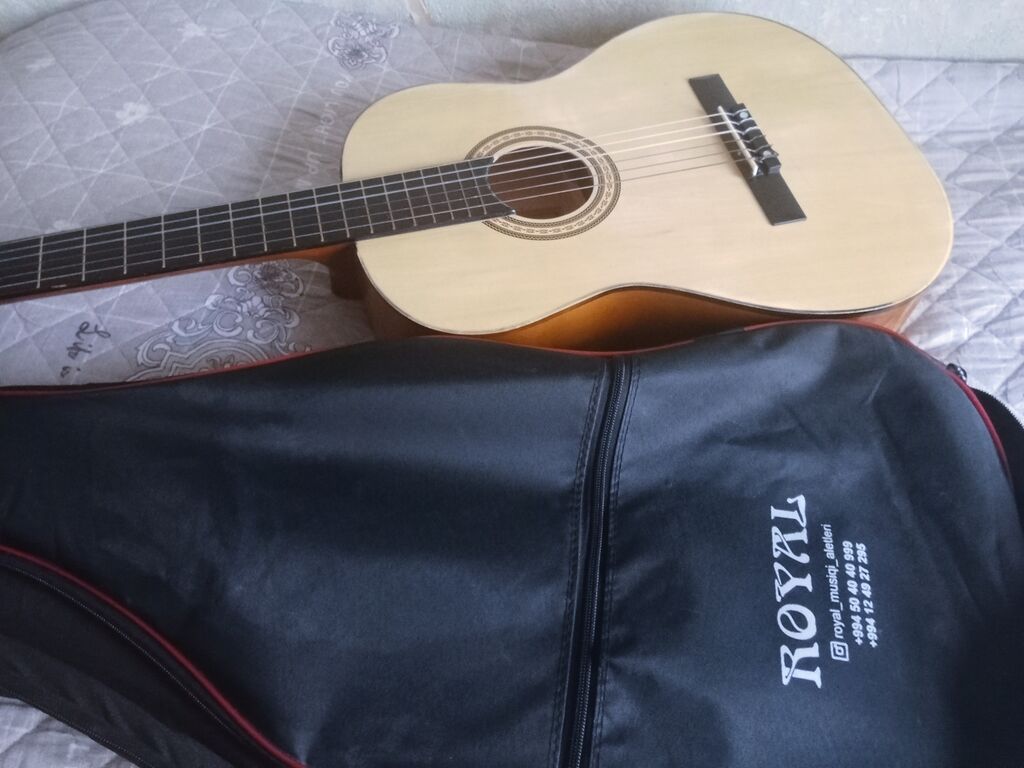 Klassik akustik gitara dəsti - 4/4 ölçülü klassik akustik gitara — Musiqiə alətləri, Neftçala (4)