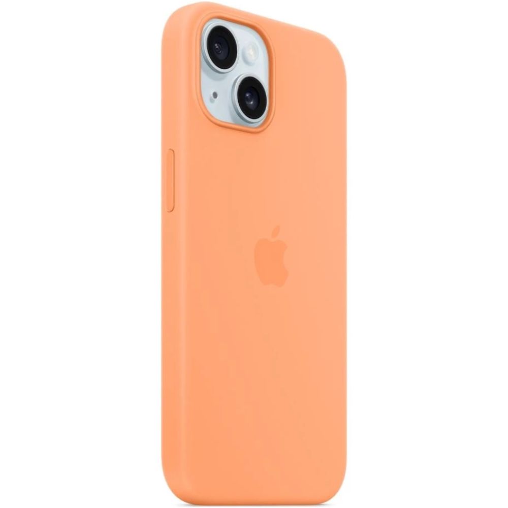 Qoruyucu örtük Apple iPhone 15 Plus Silicone Case W/MagSafe Orange Sorbet MT173ZM/A — Çexollər, Bakı (4)