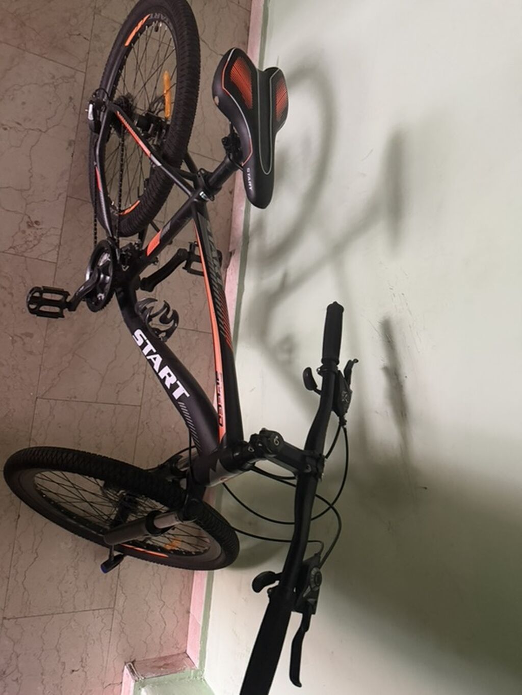 Start Speed dağ velosipedi - Rəng: mat qara, narıncı-qırmızı — Dağ velosipedləri, Bakı (3)