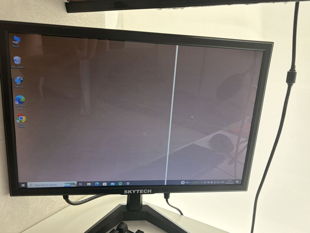 Skytech kompüter monitoru - Ekran: təxminən 22–24 düym, nazik çərçivə — Elektronika, Bakı (2)