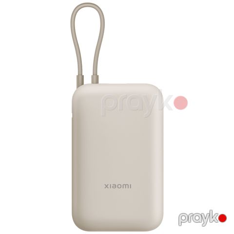 Power Bank Xiaomi 10000 mAh Integrated Cable Tan P15ZM / BHR9072GL — Bakı