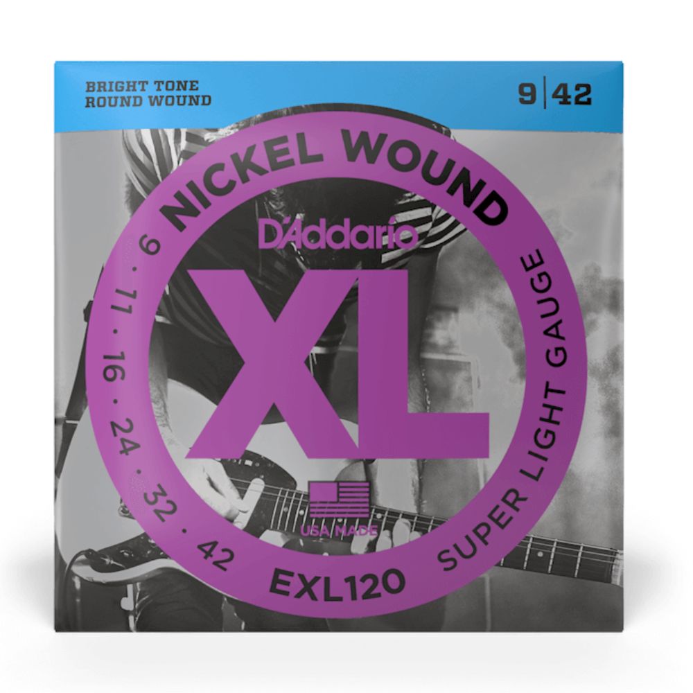 D-Addario EXL120 XL Nickel Wound 9-42 Super Light — Musiqiə alətləri, Bakı (2)