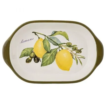 Bulud Agness Lemon 28x17,5x4,5 sm (358-1787) — Dining tableware