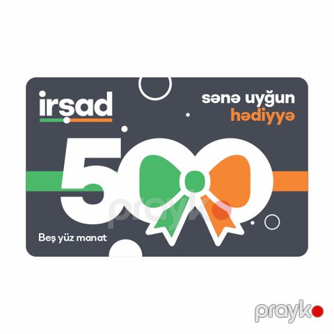 ŞadKart 500 AZN hədiyyə kartı