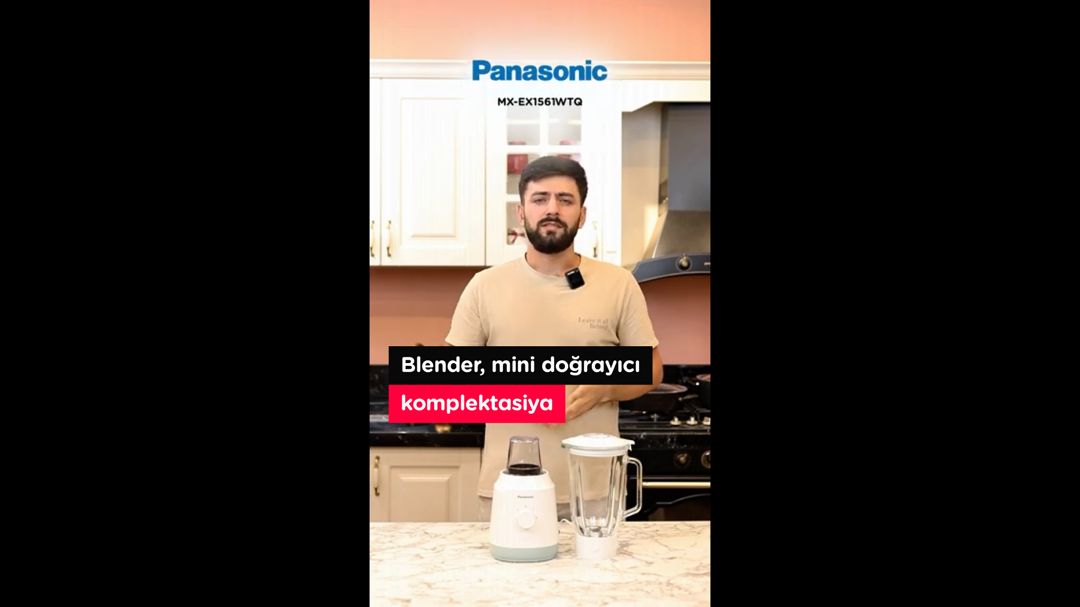 Blender Panasonic MX-EX1561WTQ — Mətbəx texnikası, Bakı (2)