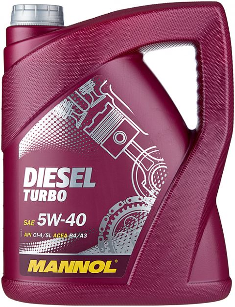 Mühərrik yağı Mannol Diesel Turbo SAE 5W-40 5L Special — Bakı