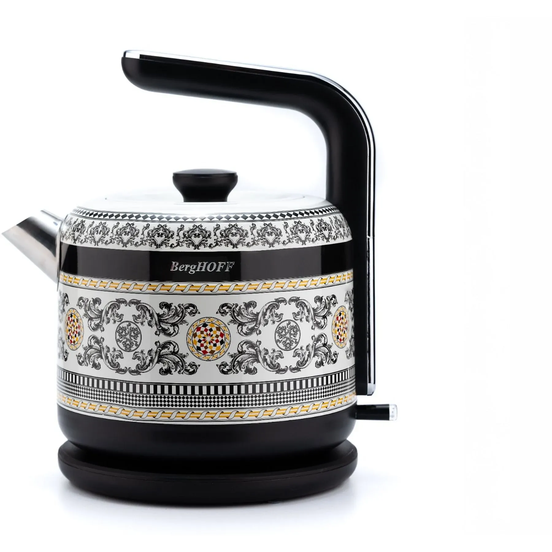Elektrik çaydan BergHOFF Gem Royal Margery 1.7lt Black Yellow (8698348041575) — Bakı