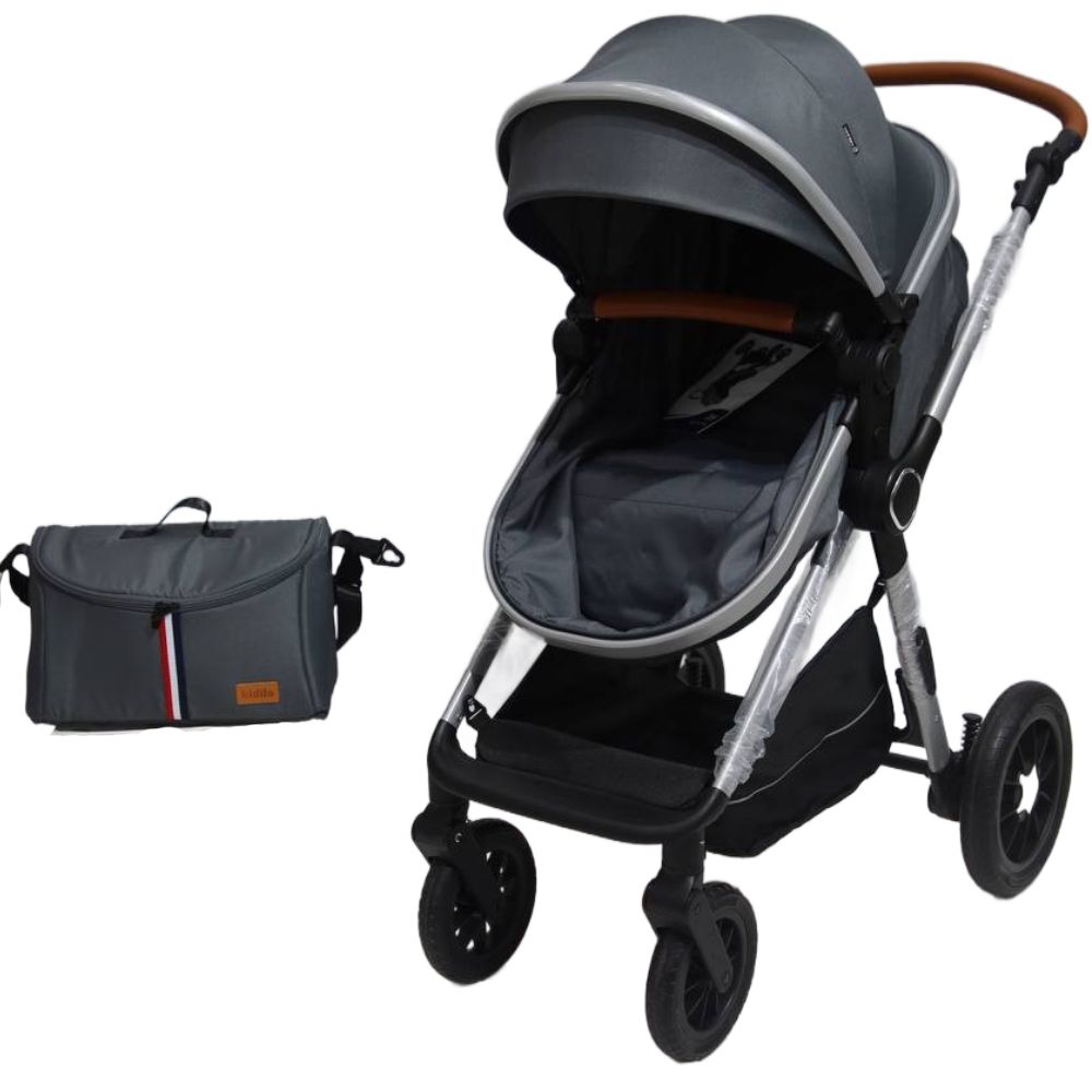 Uşaq arabası Kidilo H2D Grey — Arabalalar və avtokresloları, Bakı (3)