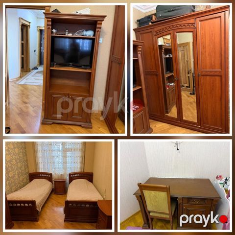 Oğlan və qız üçün, İşlənmiş, 2 təknəfərlik çarpayı, Yazı masası, Dolab, Tumba — Bakı