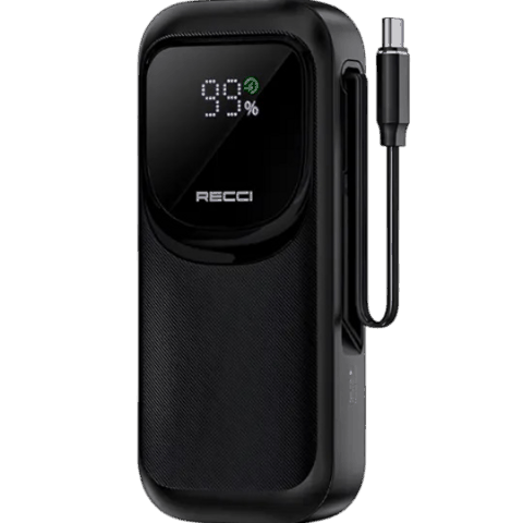 Recci RPB-P47 10000 mAh Black — Bakı