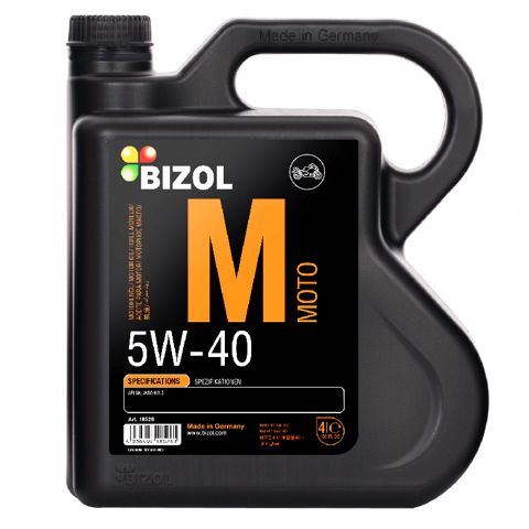 Motosiklet mühərrik yağı Bizol Moto 5W-40 4 lt — Bakı