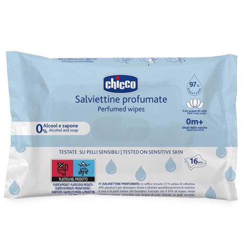 Nəm salfet Chicco Pocket 16 ədəd 00012050200000 — Bakı