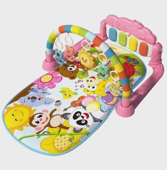 Carpet for Children Multi Functional Piano Aiyingle 668-90 Pink — Oyun xalçaları, Bakı