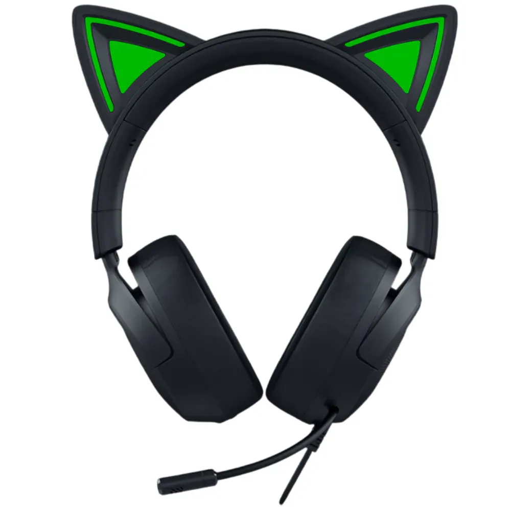 Uşaqlar üçün simli oyun qulaqlığı Razer Kraken Kitty V3 X, Black (RZ04-05350200-R3M1)
