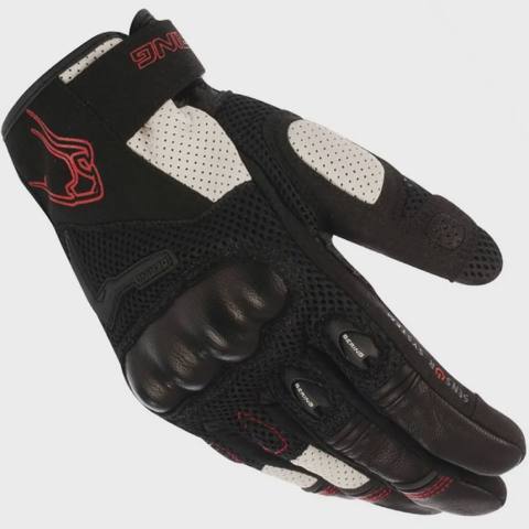 Əlcək berıng gloves planet (ce) BGE581 black/whıte/red T11 (XL) — Motosiklet giyim ve ekipmanları