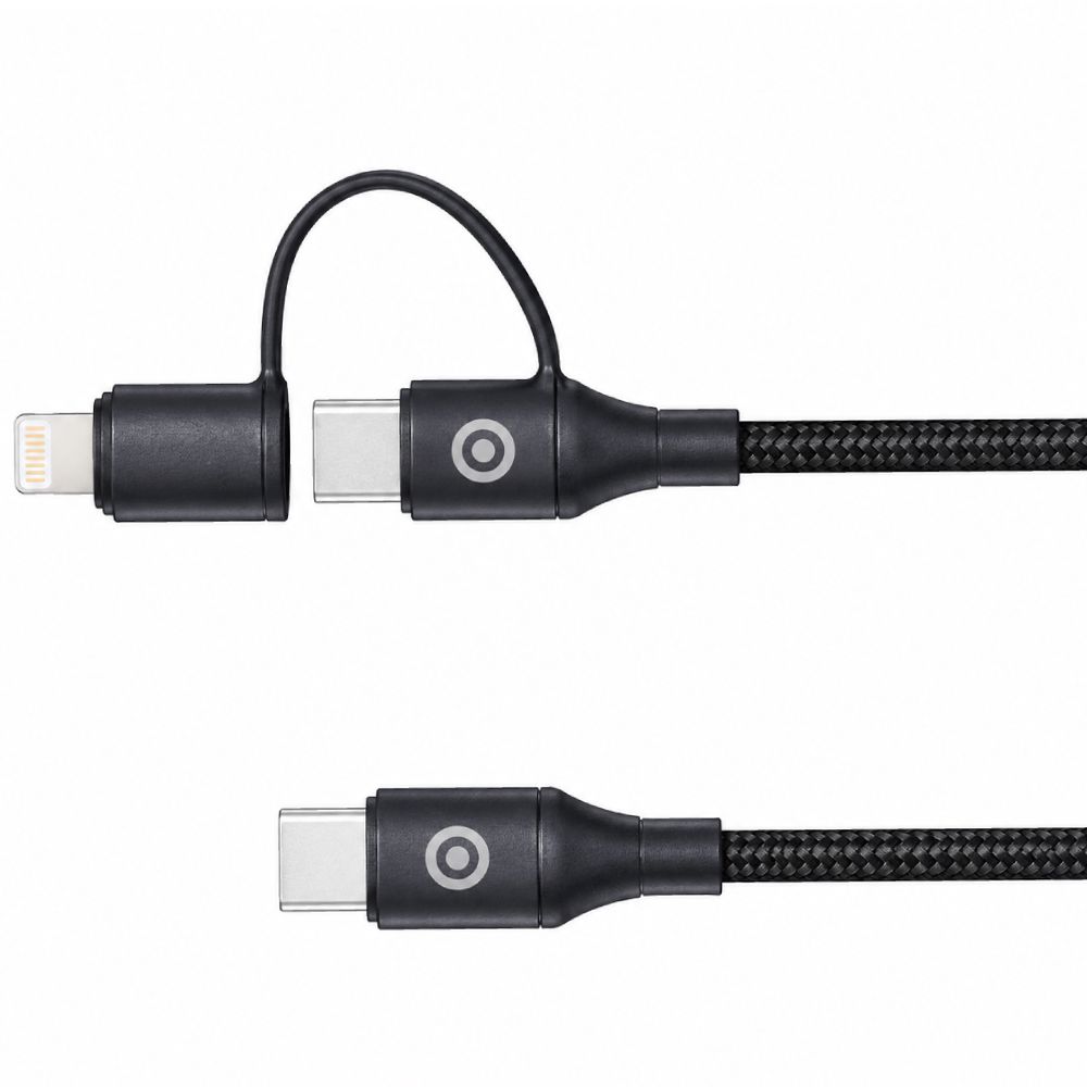 Naqil Euroacs EU-Z182 USB Type-C to USB Type-C / Lightning 1 m ACHRKA410108 Black — Mallar, Bakı (2)