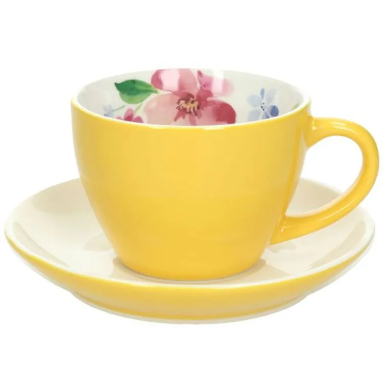 Fincan dəsti Tognana Breakfast Time 320 ml Yellow — Bakı