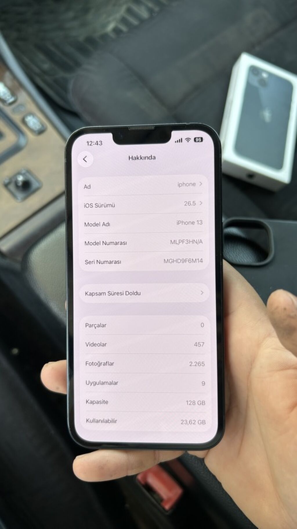 IPhone 13, Midnight, Face ID — Apple iPhone, Xaçmaz (5)