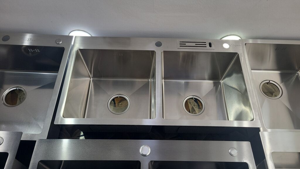 Mətbəx üçün ikitərəfli və təkqablı lavabo modelləri - Materiallar — Santexnika, Bakı (7)