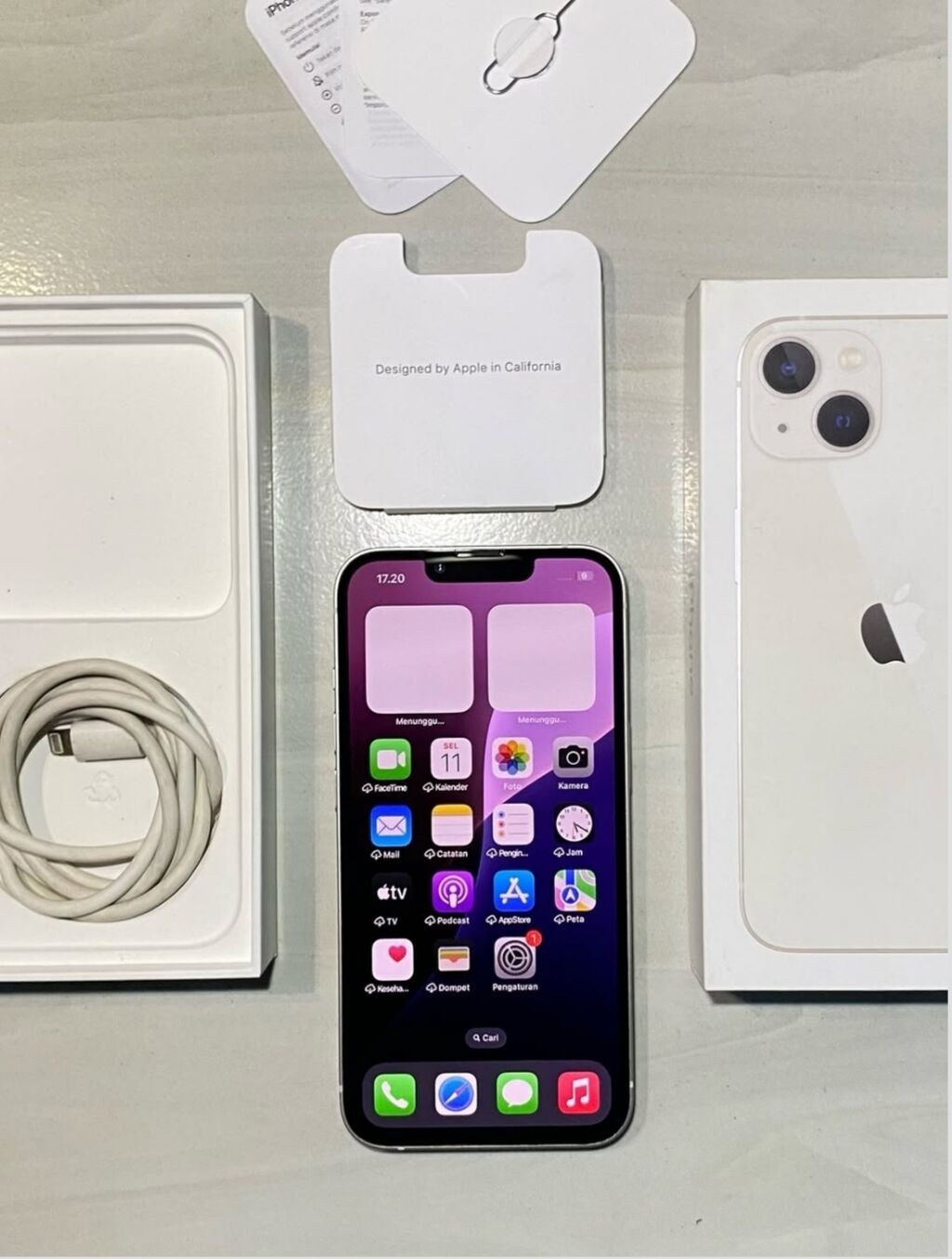 IPhone 13, 128 GB, Ağ, Zəmanət, Kredit, Simsiz şarj — Apple iPhone, Bakı (3)