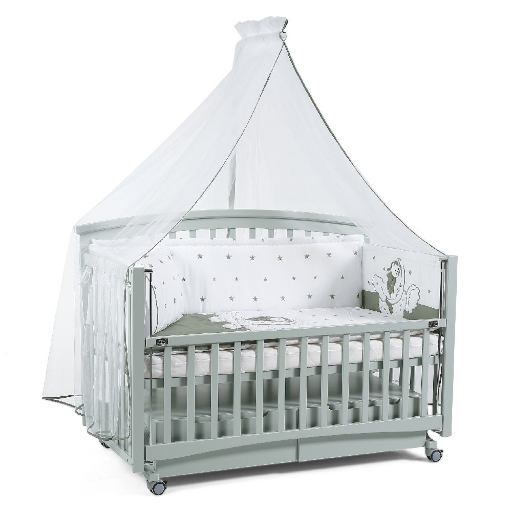 Beşik Tahterevalli Parker 86504 Yaşıl — Uşaq otağı, Bakı (3)