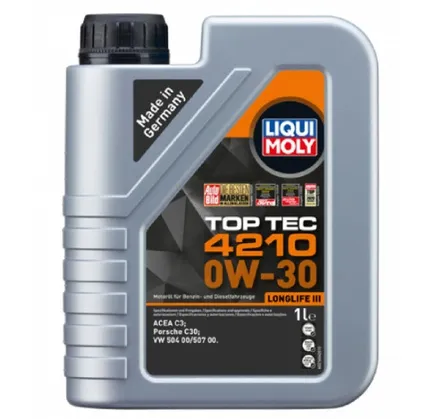 Avtomobil mühərrik yağı Liqui Moly Top Tec 4210 0W-30 1L (21604) — Bakı