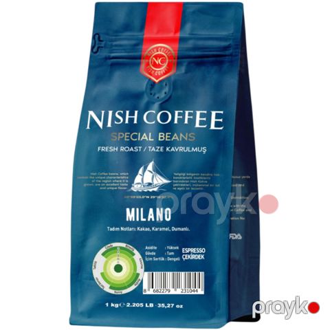 Qəhvə Nish Espresso Milano 1000 gr 8682279231044 — Bakı