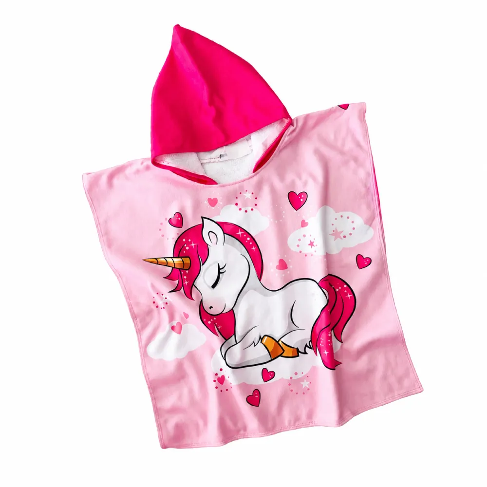Uşaqlar üçün ponço-dəsmal Mollis, 7-8 yaş, Unicorn (8697427902974) — Bakı