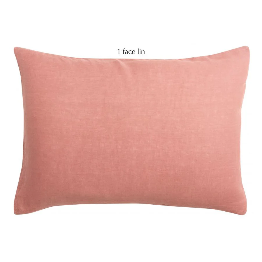 Yastıq üzü dəsti Vivaraise Linco Cotton 50x75 sm Blush (8472003000) — Bakı