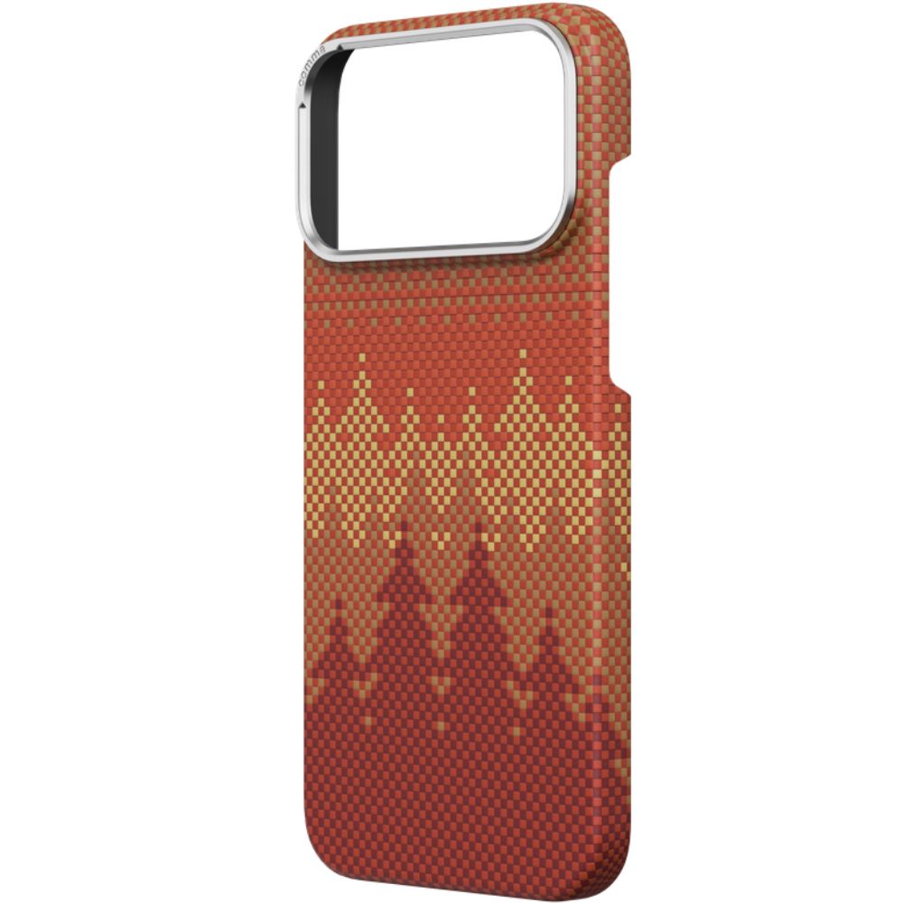Qoruyucu örtük Comma iPhone 17 Pro Woven Series Magnetic 6942297136892 Pinery Forest — Çexollər, Bakı (2)